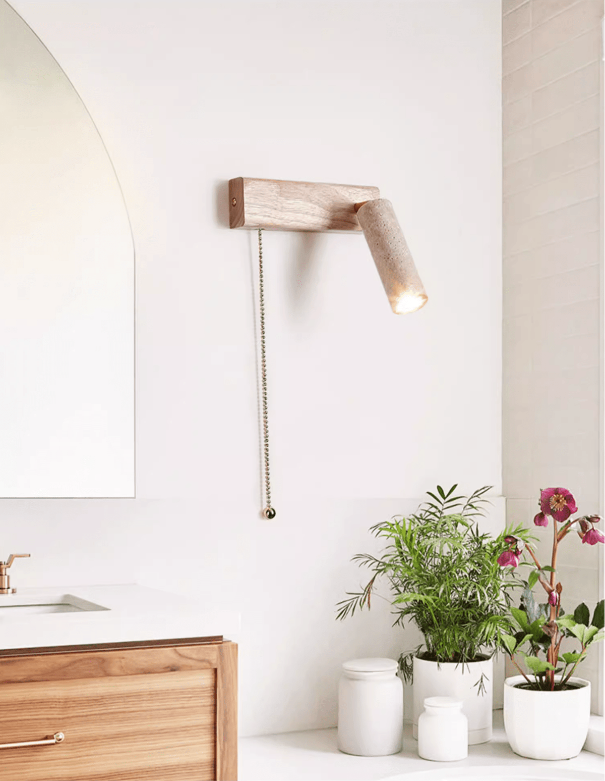 Teriuelia wandlamp met trekkoord