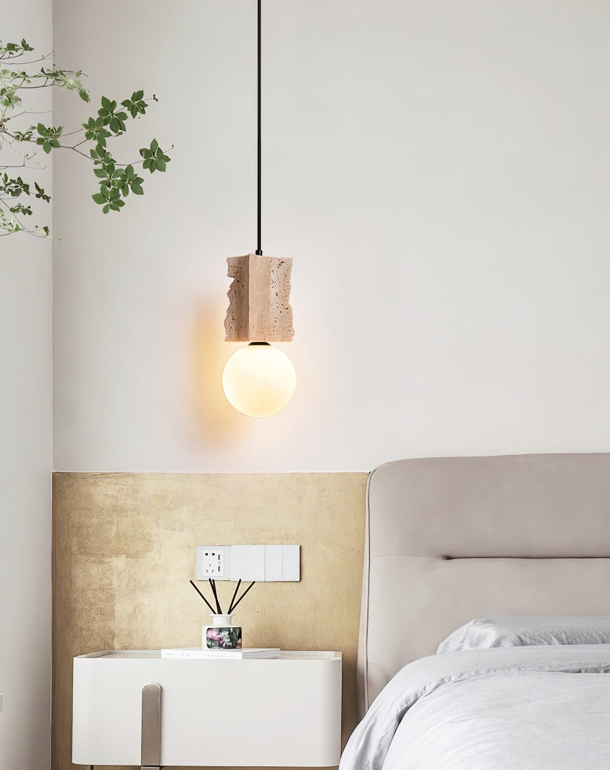 Travertin Raw Edge hanglamp