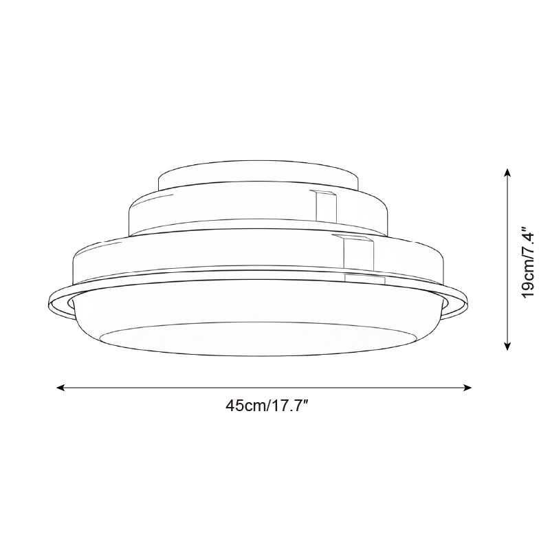 Orelelel vlakke plafondlamp