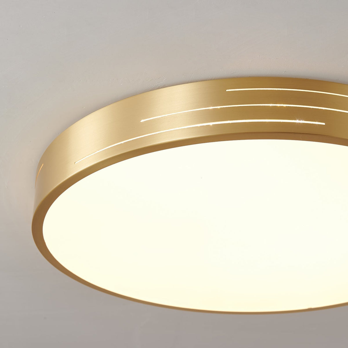Oriuina plafondlamp messing acryl modern