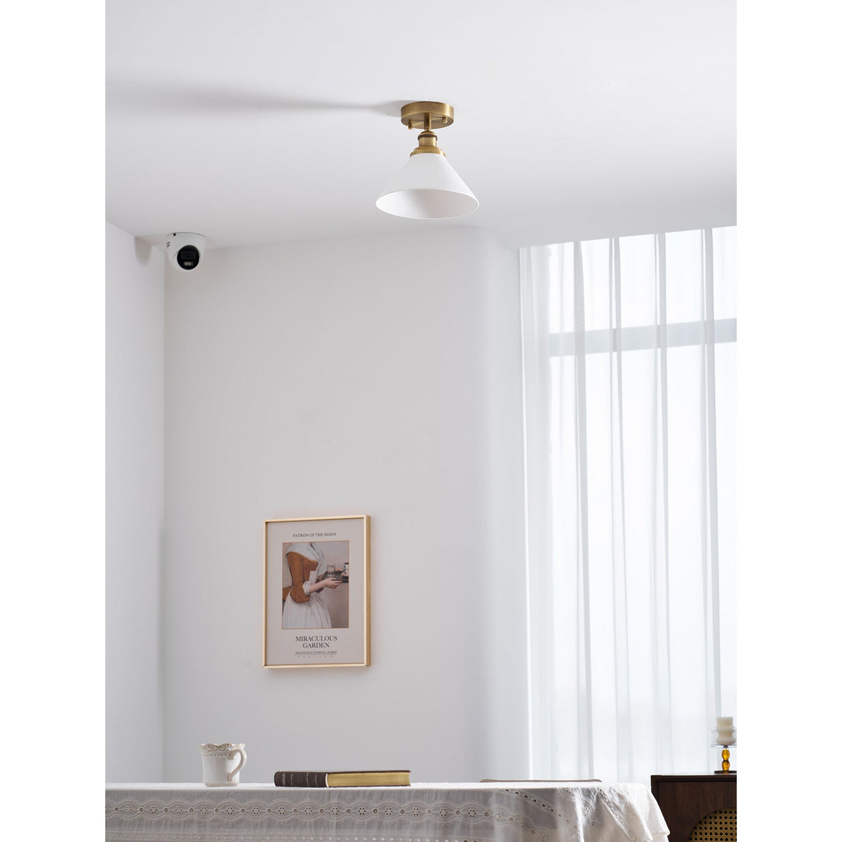 Aureleon messing minimalistisch plafondlamp