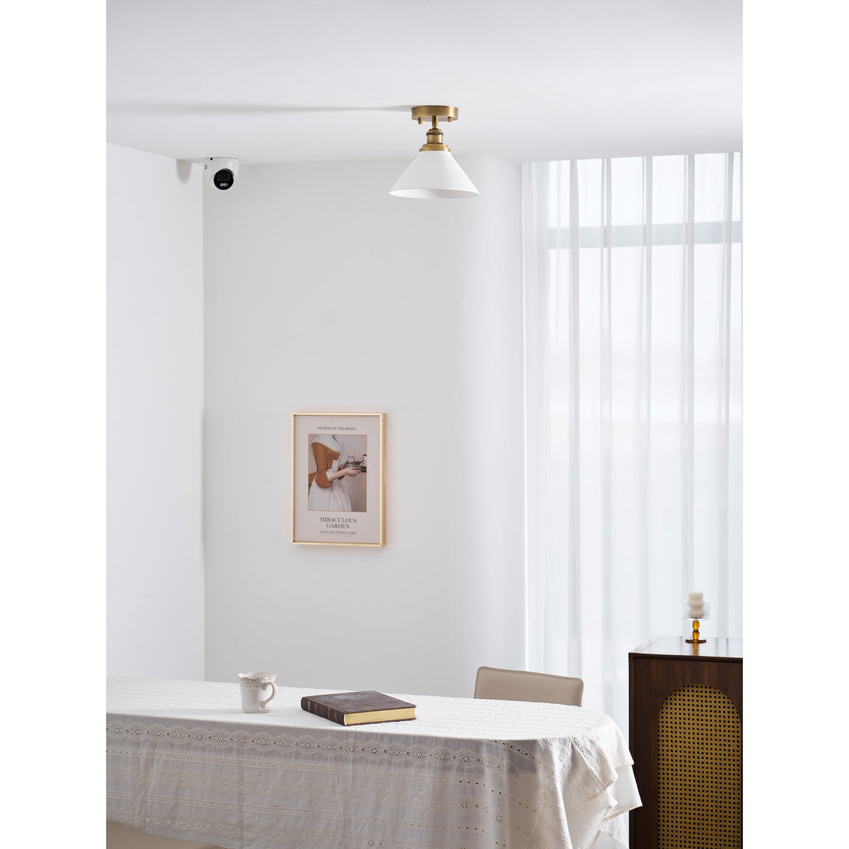 Aureleon messing minimalistisch plafondlamp