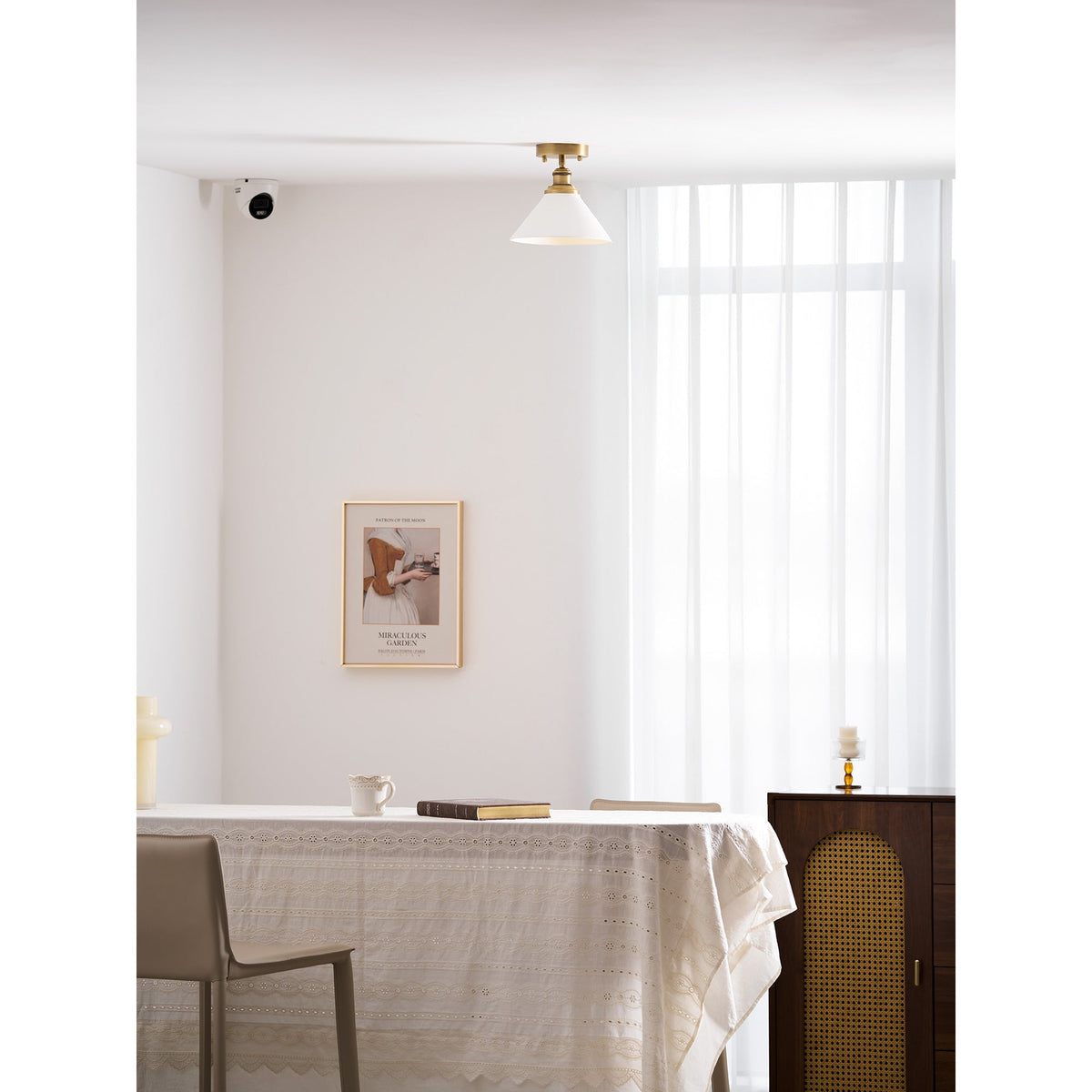 Aureleon messing minimalistisch plafondlamp