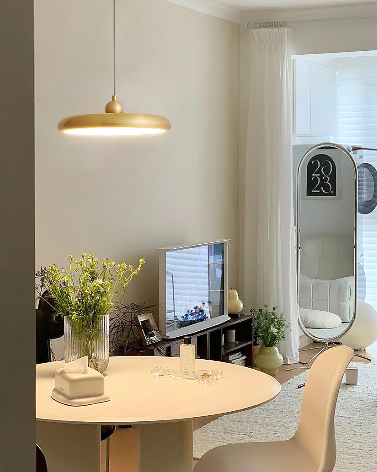 Wynric glamoureus hanglamp messing