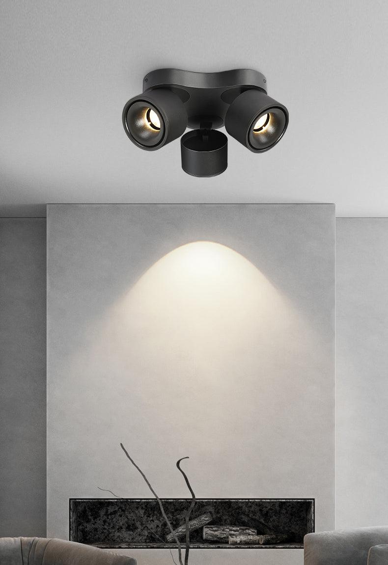 Reneine draaibare vouwbare plafondlamp met drie lichtpunten