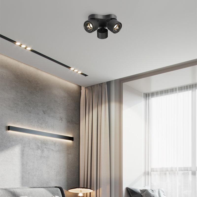 Reneine draaibare vouwbare plafondlamp met drie lichtpunten