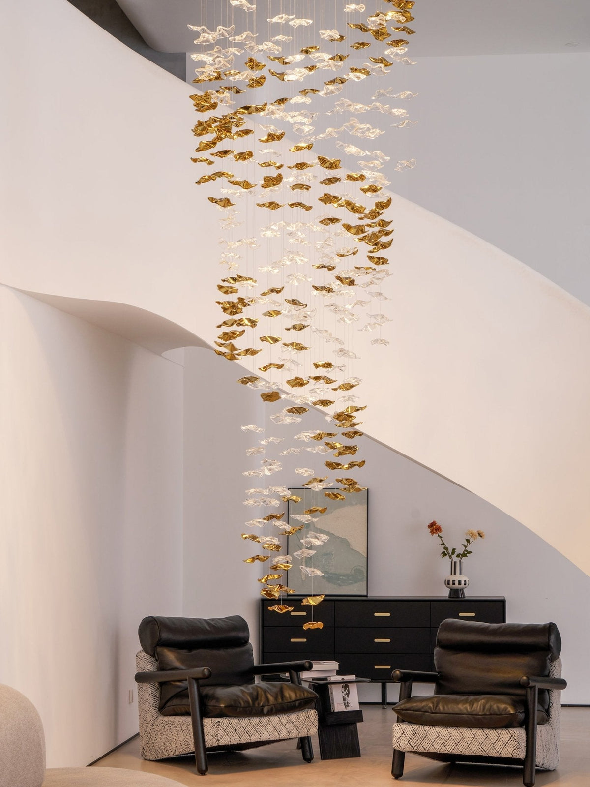 Velaise luxe Tidal Art glas hanglamp