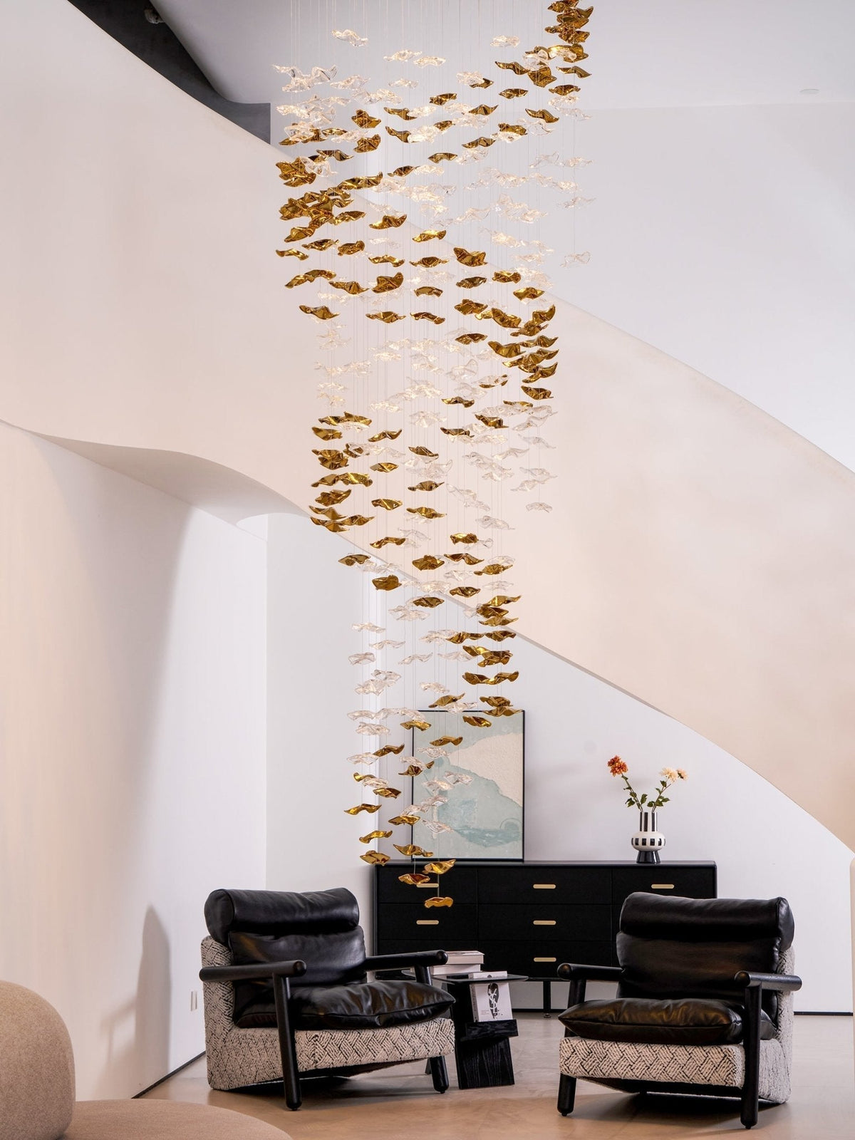Velaise luxe Tidal Art glas hanglamp
