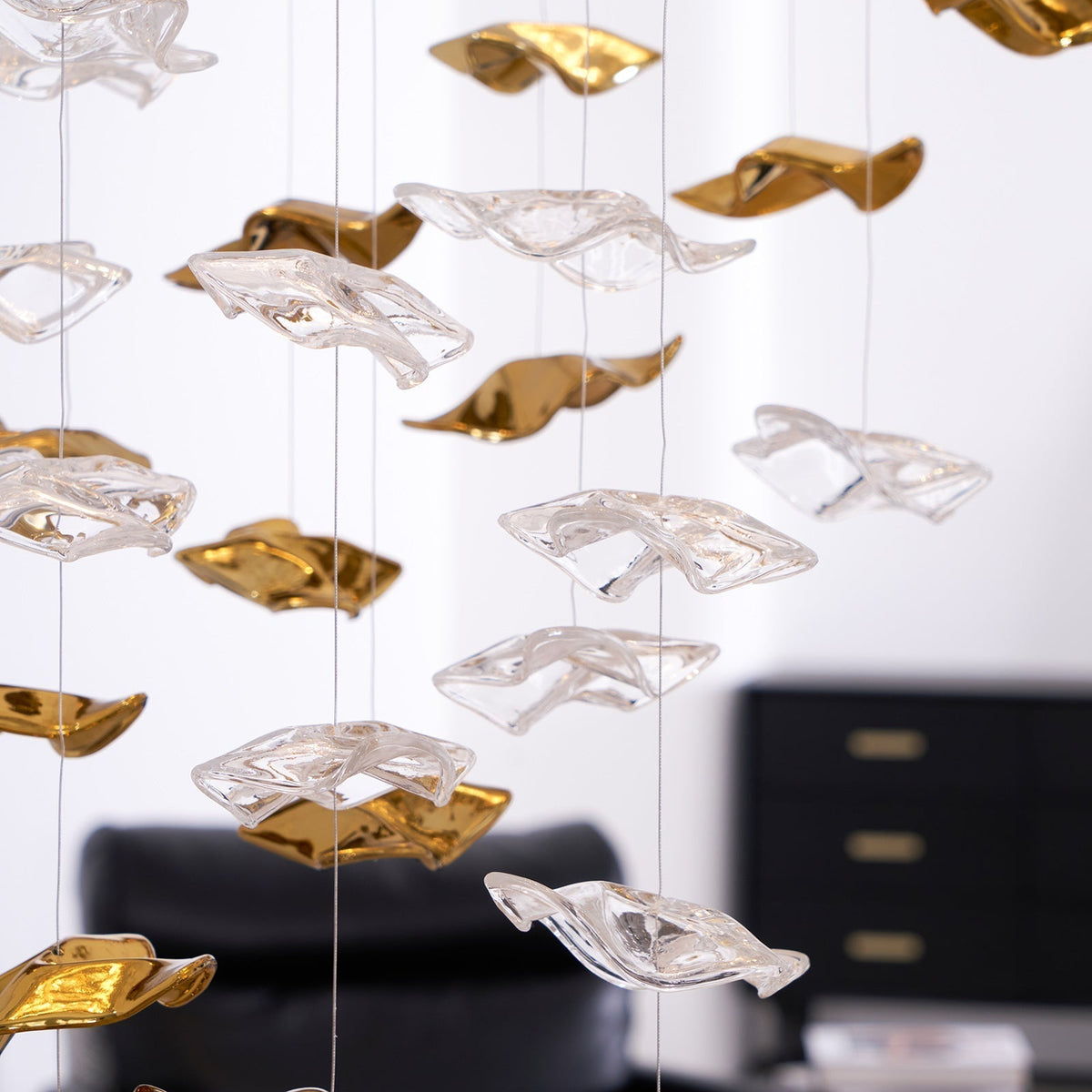 Velaise luxe Tidal Art glas hanglamp