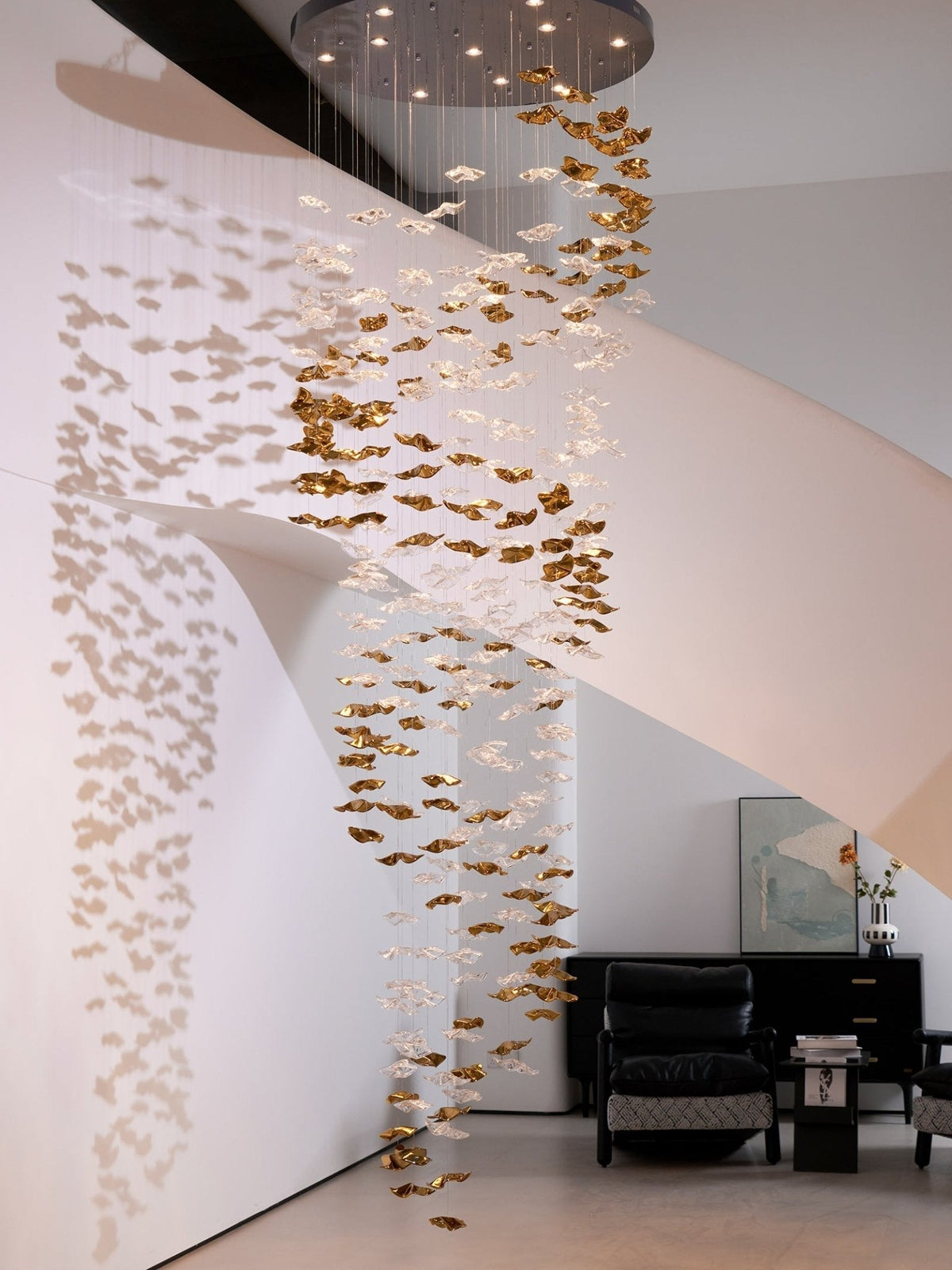 Velaise luxe Tidal Art glas hanglamp