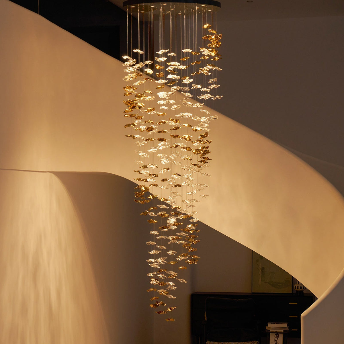 Velaise luxe Tidal Art glas hanglamp