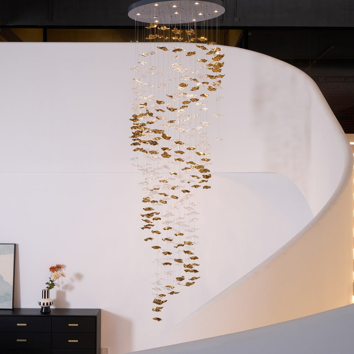 Velaise luxe Tidal Art glas hanglamp