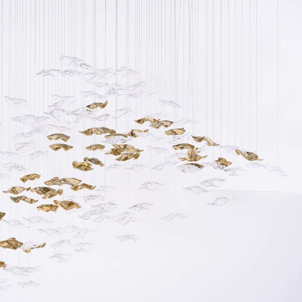 Velaise luxe Tidal Art glas hanglamp