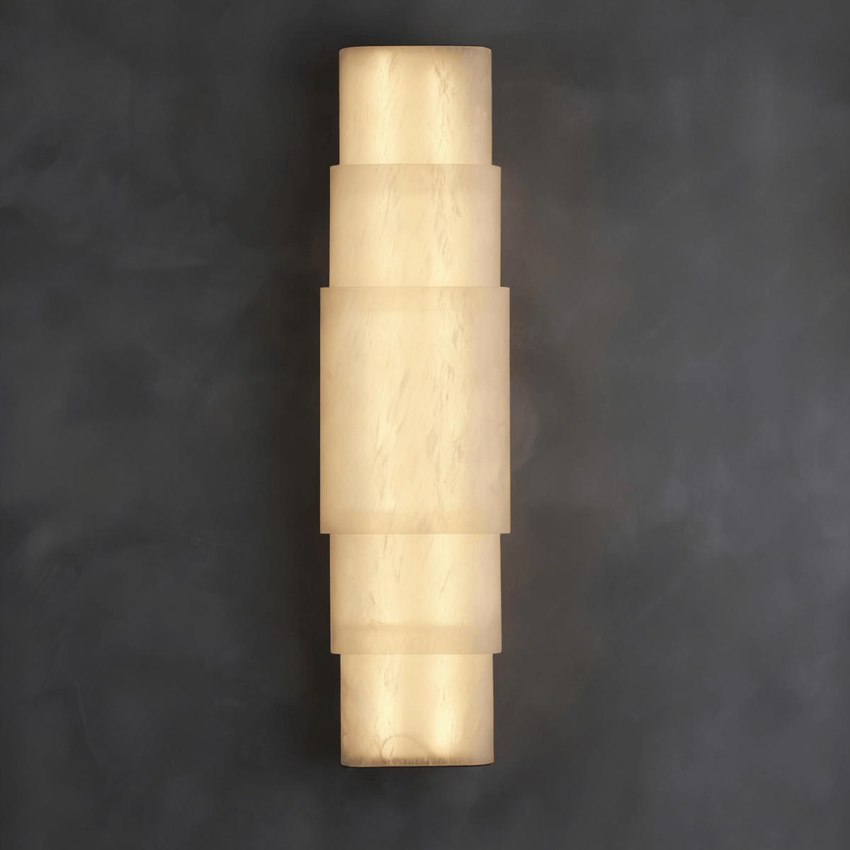 Dornette gelaagde albasten wandlamp