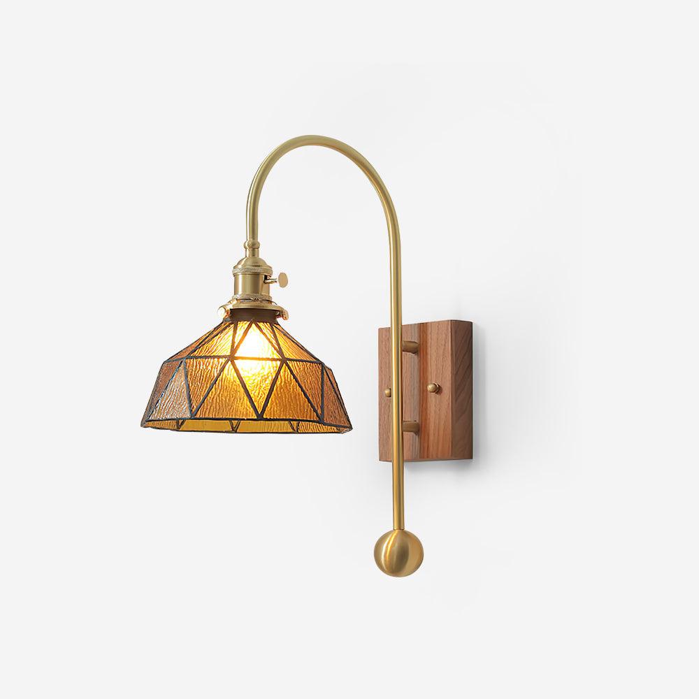 Vorelle Vintage verkleurde wandlamp