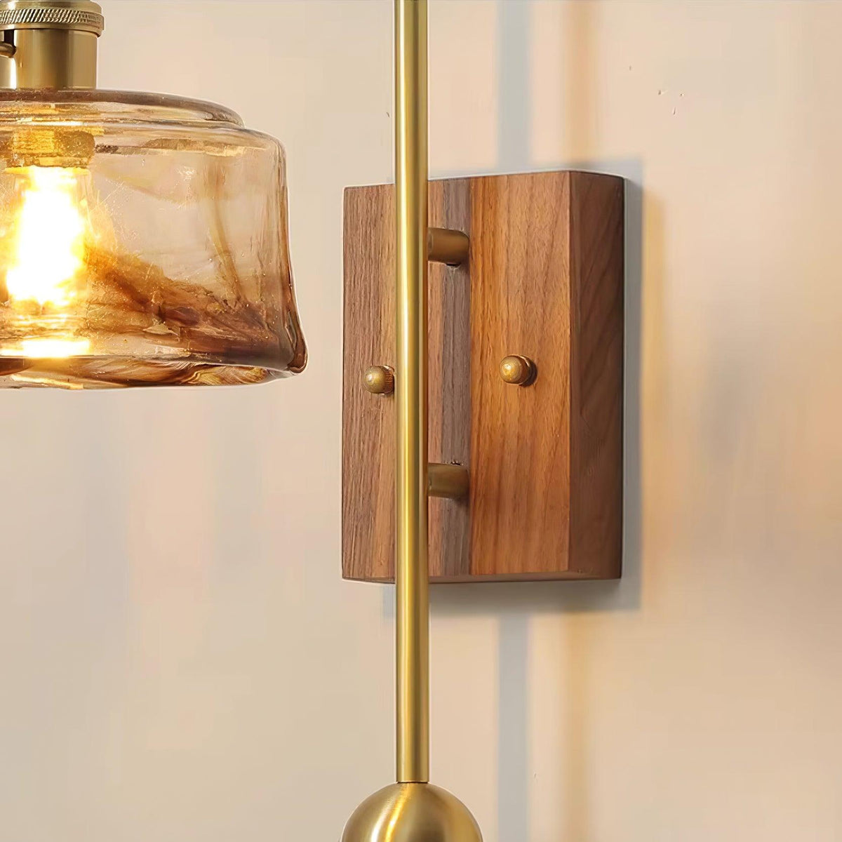 Vorelle Vintage verkleurde wandlamp