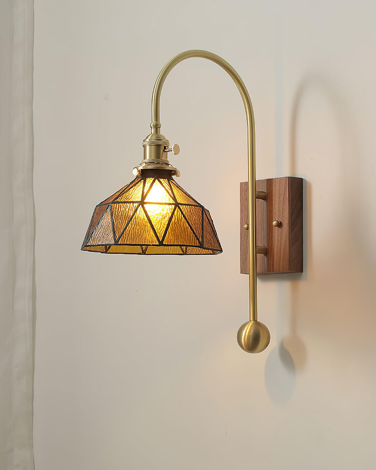 Vorelle Vintage verkleurde wandlamp