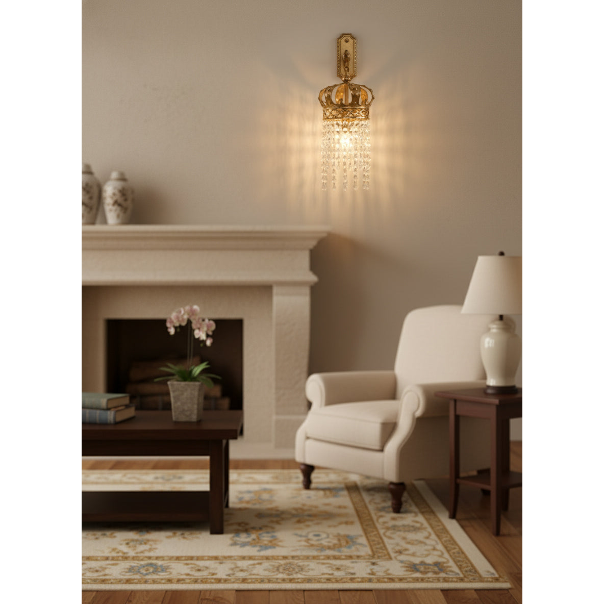 Timon messing kroonluchter wandlamp