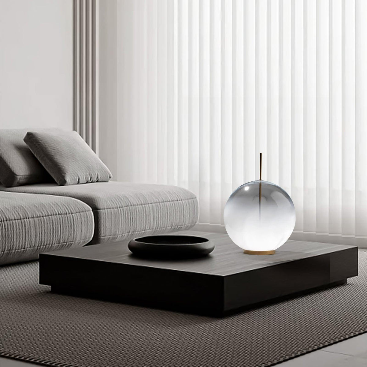 Eurrael Moderne tafellamp van glas