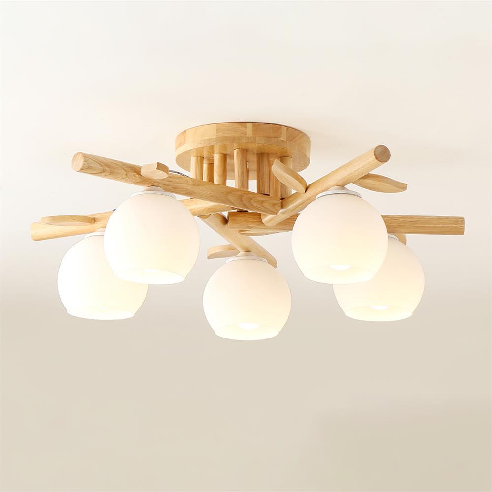 Willow hout minimalistisch plafondlamp