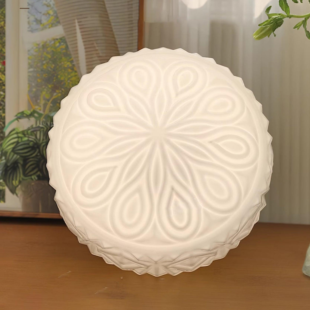 Evale vlakke plafondlamp