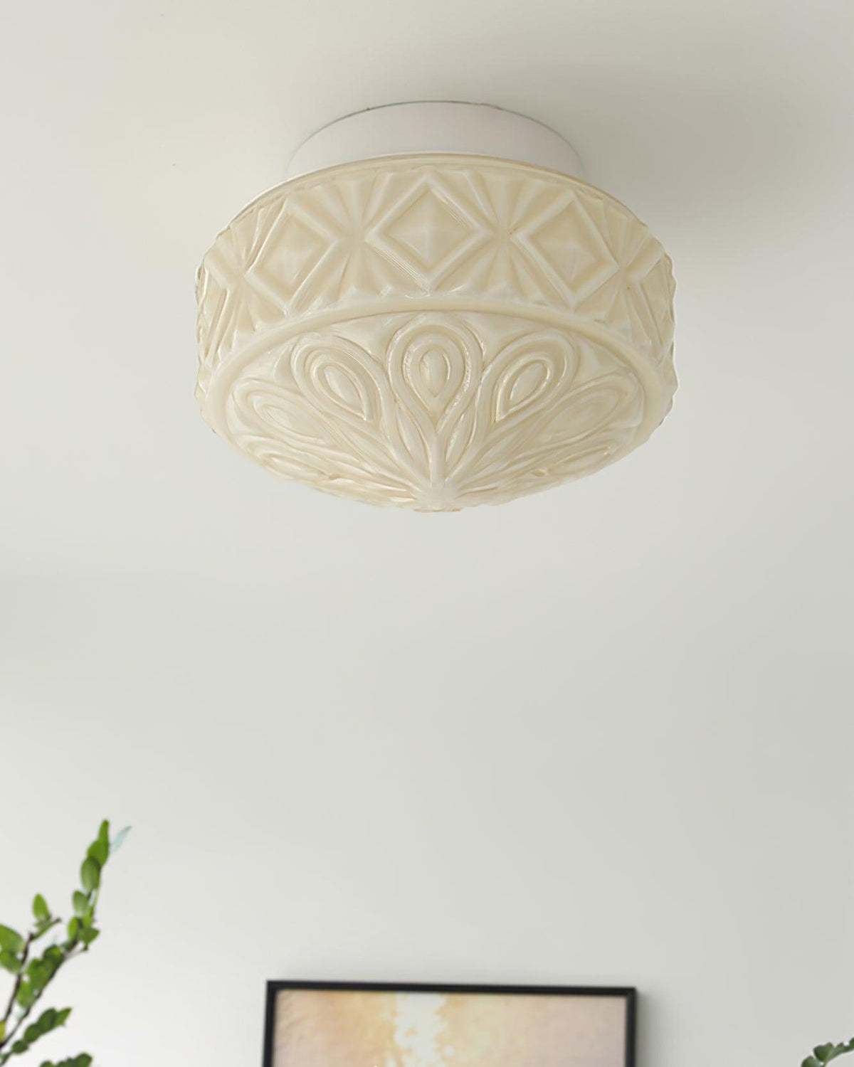 Evale vlakke plafondlamp