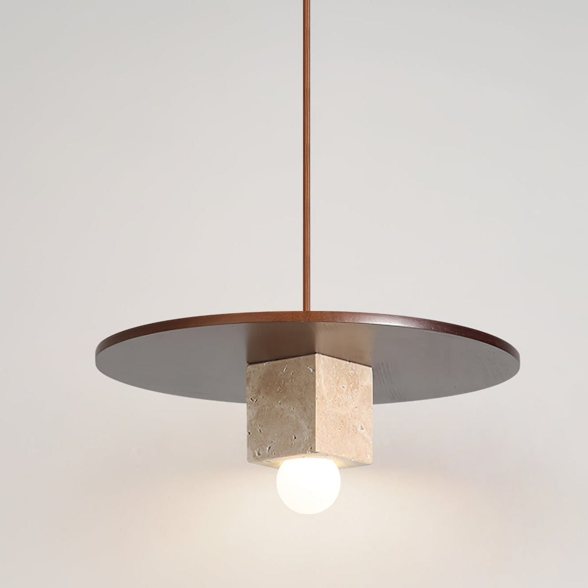 Sarix Geometrisch Travertin Hanglamp