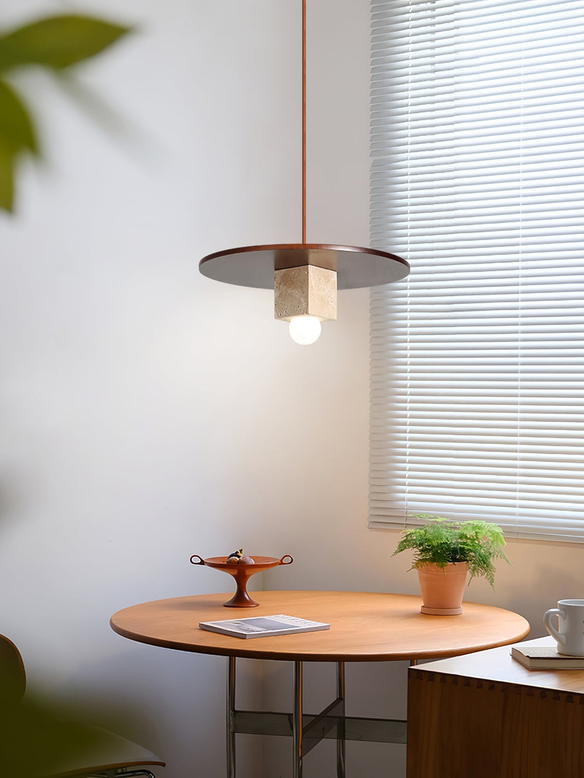 Sarix Geometrisch Travertin Hanglamp