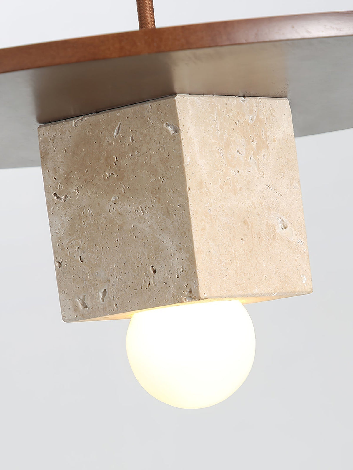 Sarix Geometrisch Travertin Hanglamp