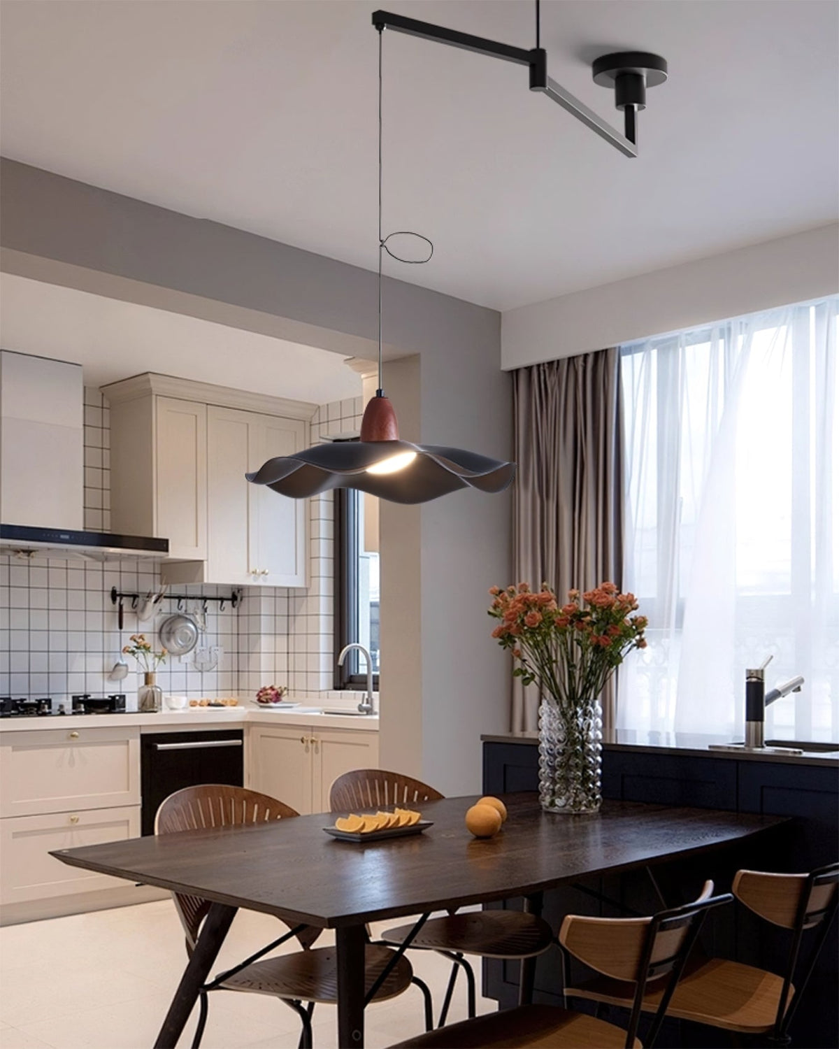 Rivireria hanglamp met schommelarm
