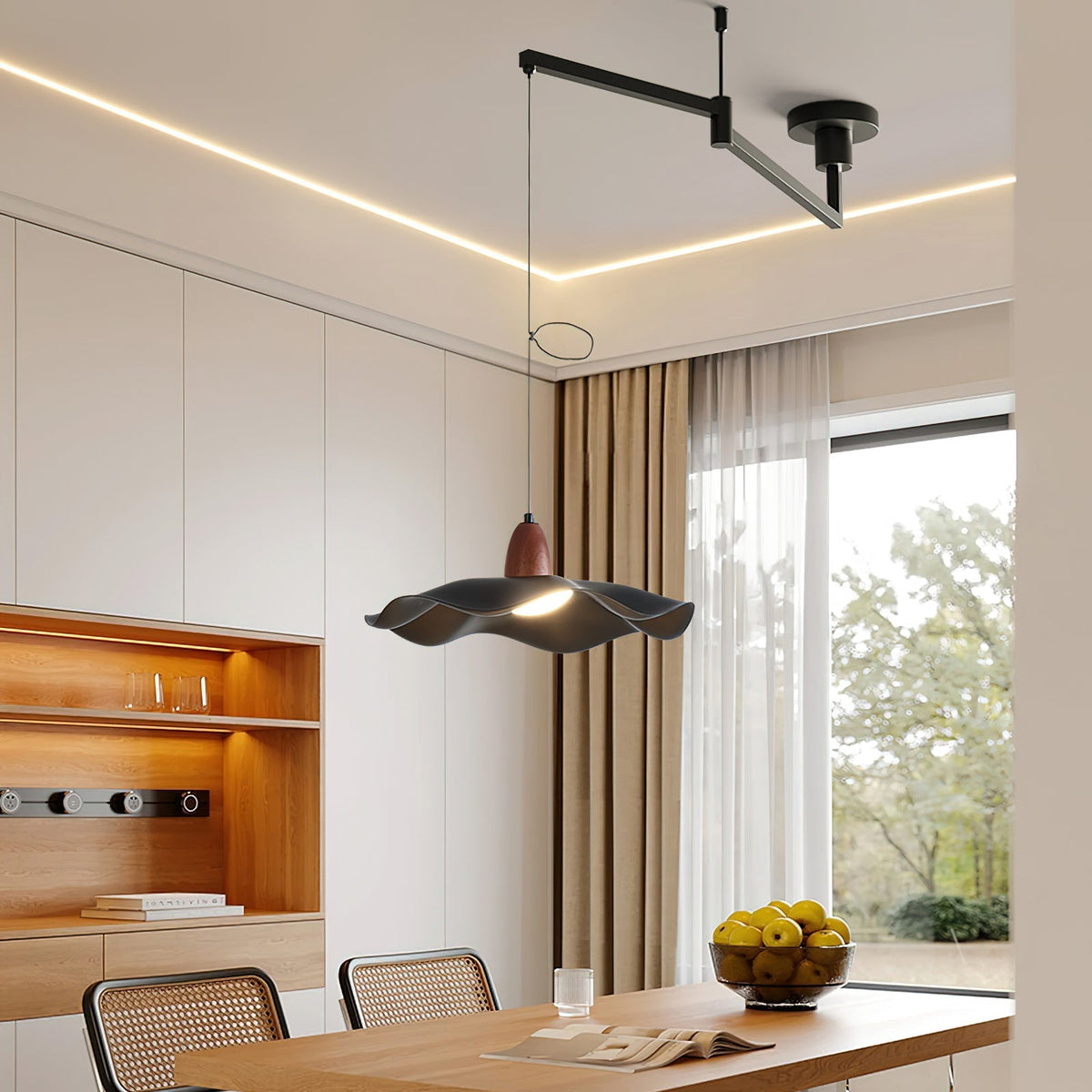 Rivireria hanglamp met schommelarm