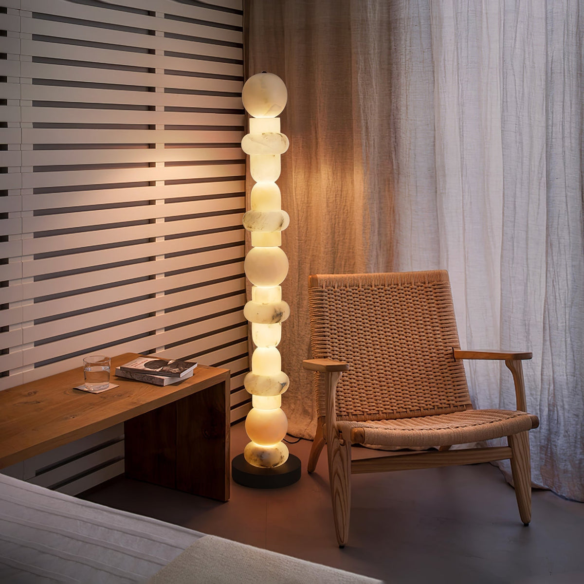 Nostix albasten vloerlamp