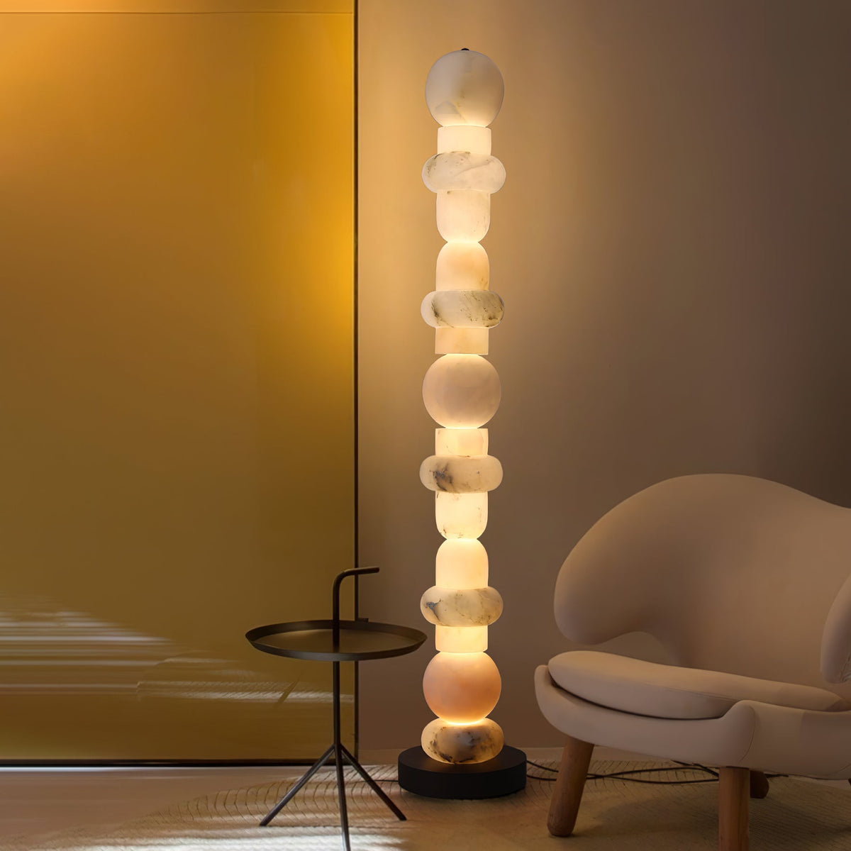 Nostix albasten vloerlamp