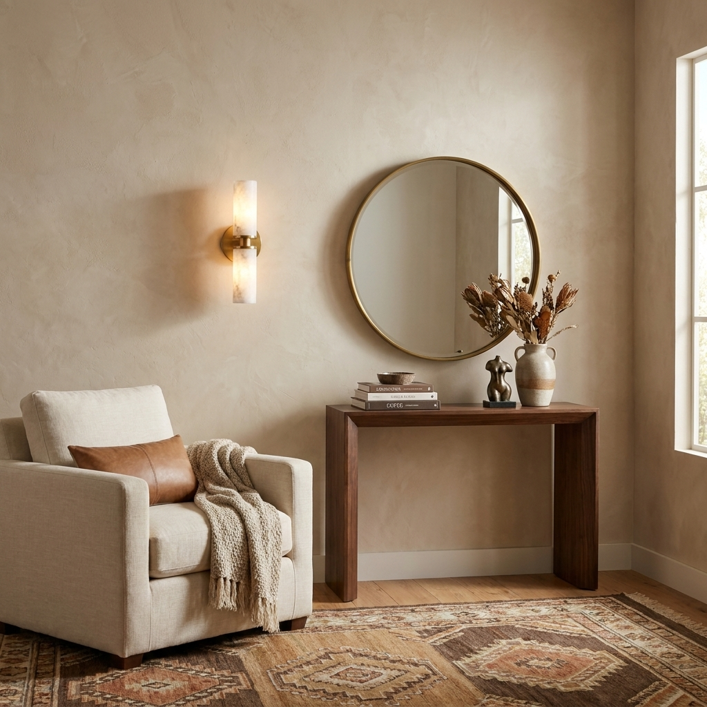 Everstone Albasten wandlamp