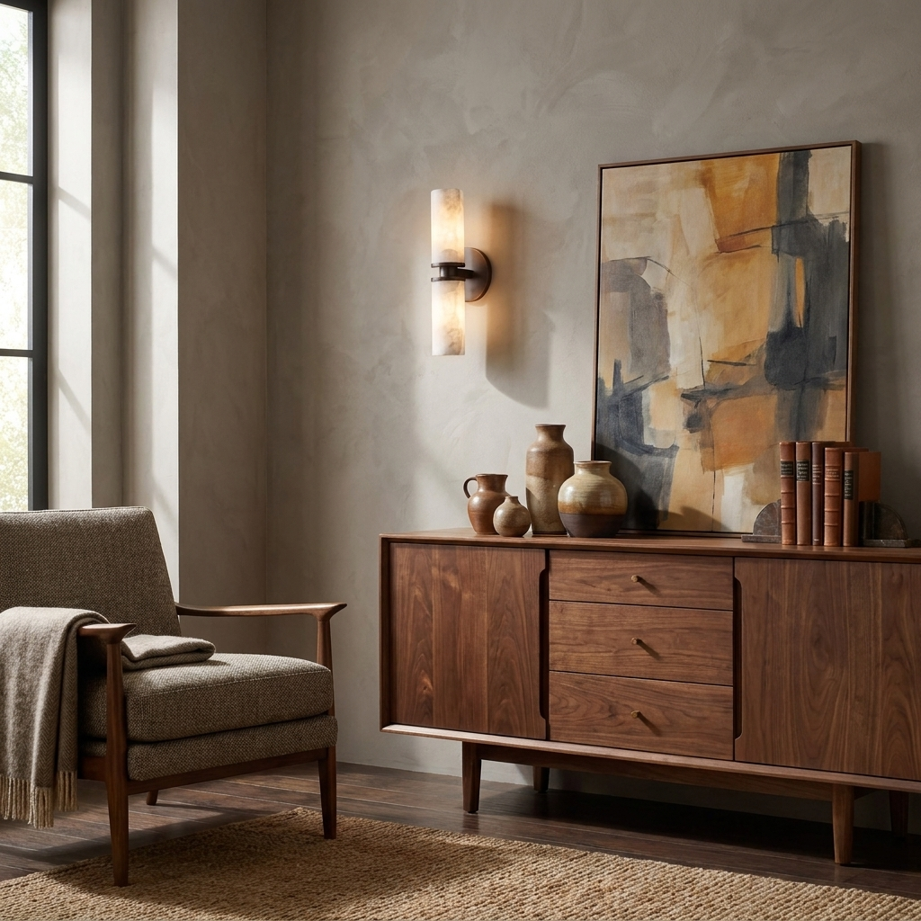 Everstone Albasten wandlamp