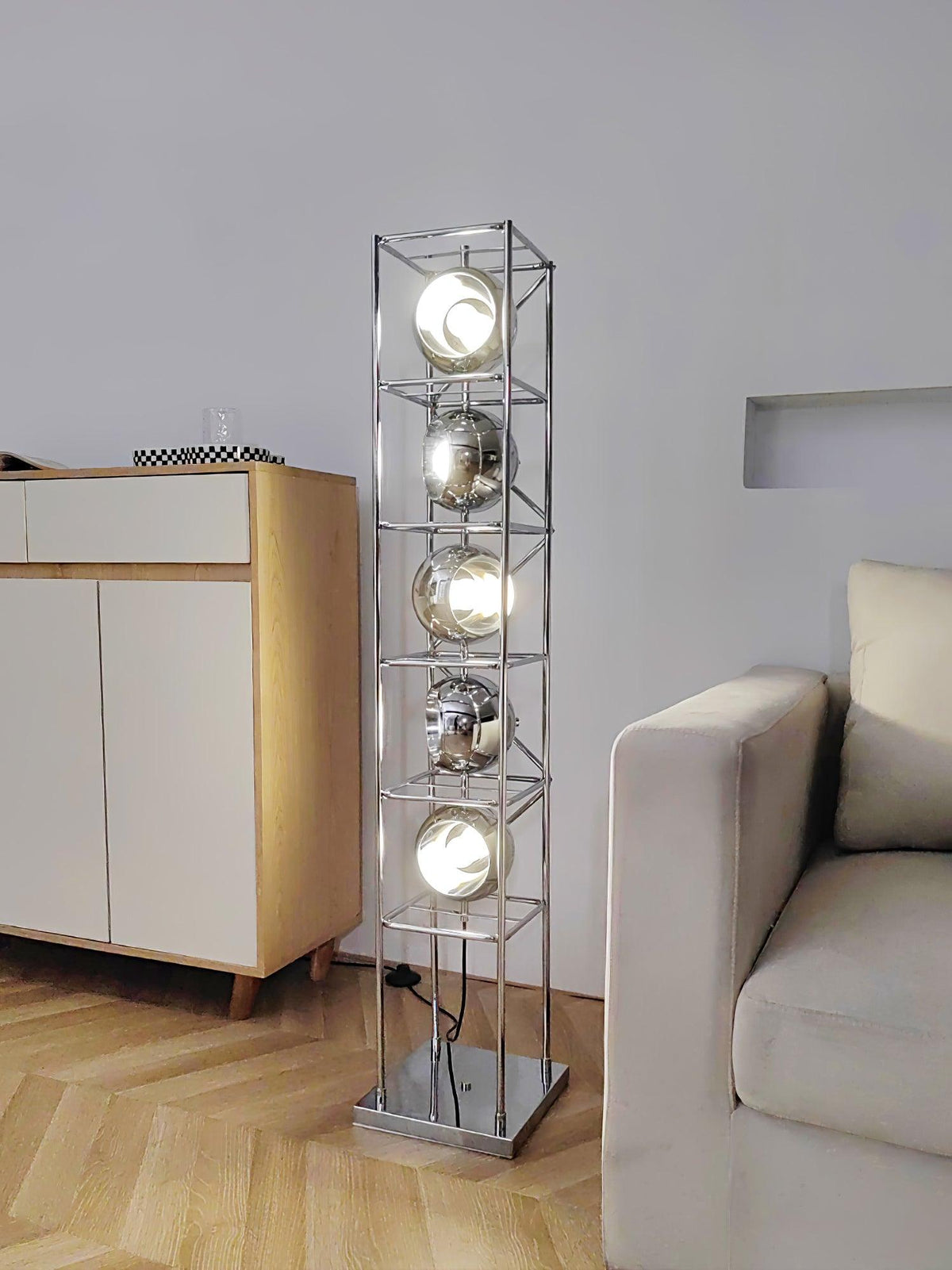 Halvor industriële vloerlamp