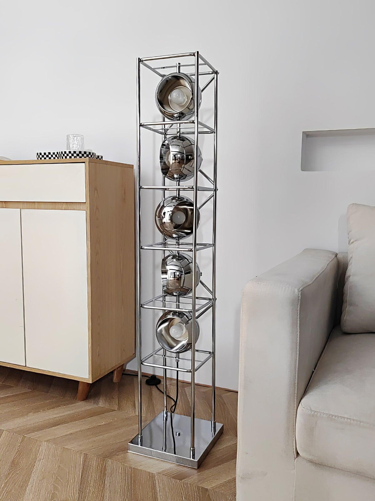 Halvor industriële vloerlamp