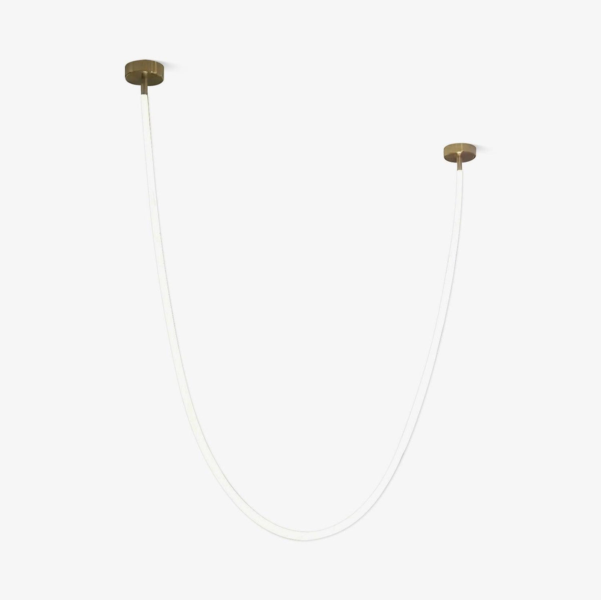 Fenris Hanglamp Flexibele boog Siliconen Messing