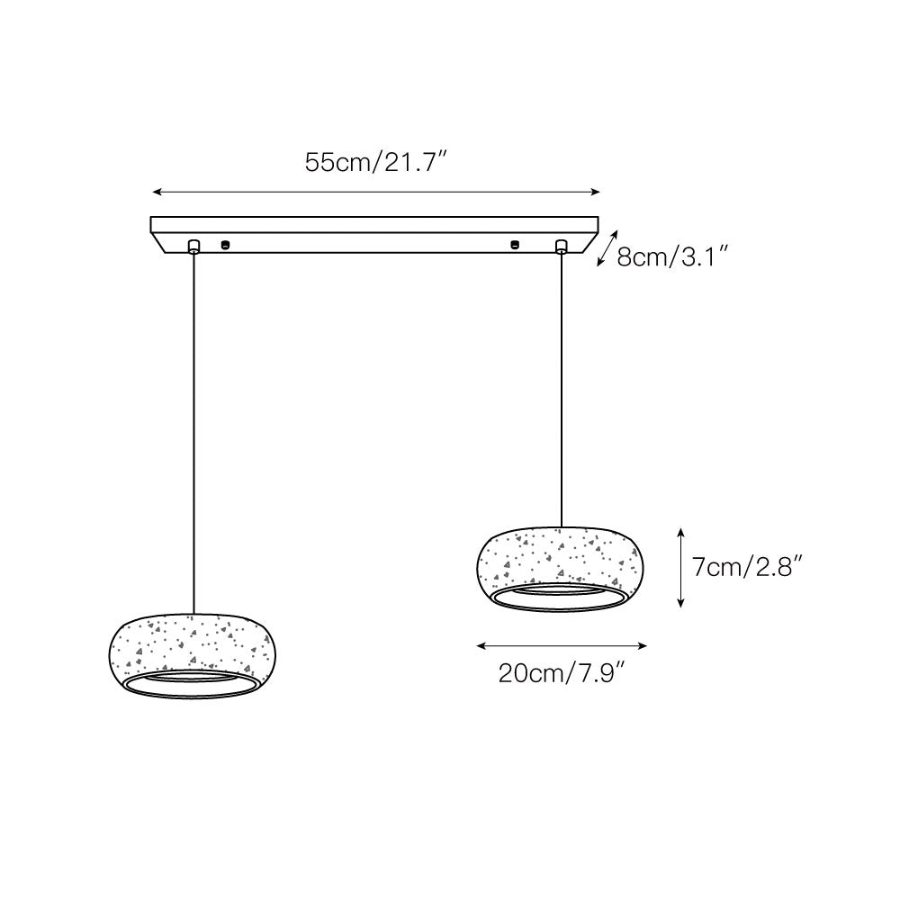 Soruena hanglamp Beige