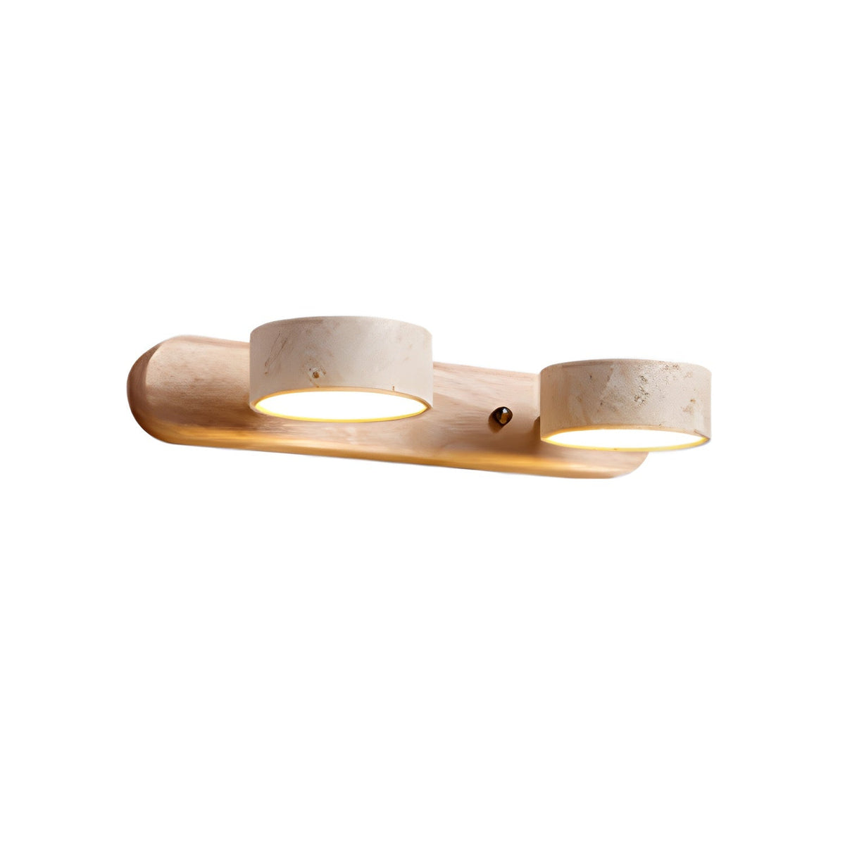 Voloreth minimalistisch travertin wandlamp