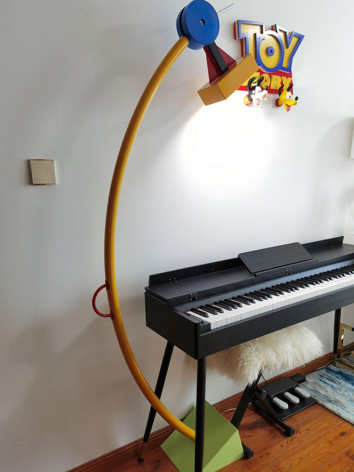 Ecori Acryl Kunst vloerlamp