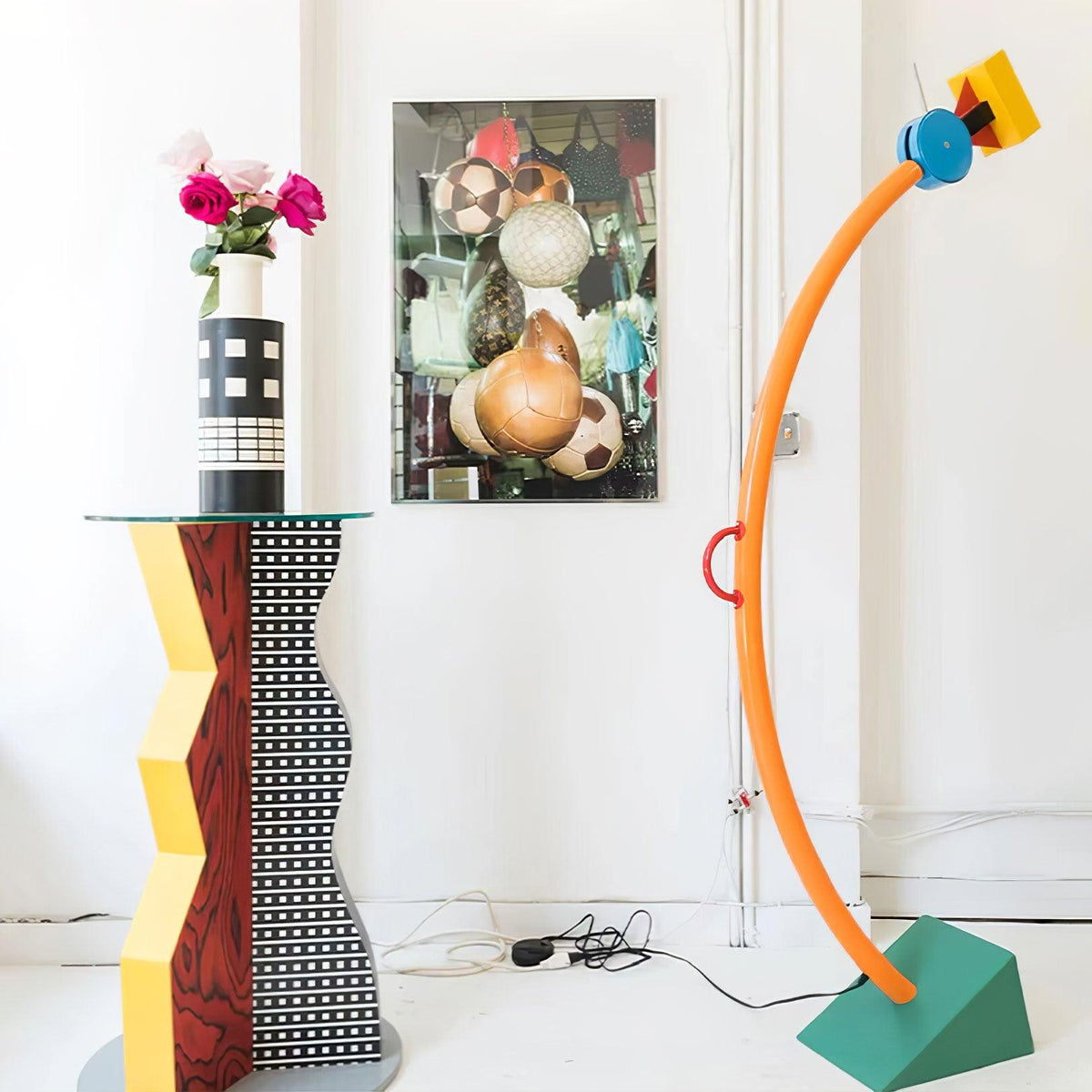 Ecori Acryl Kunst vloerlamp