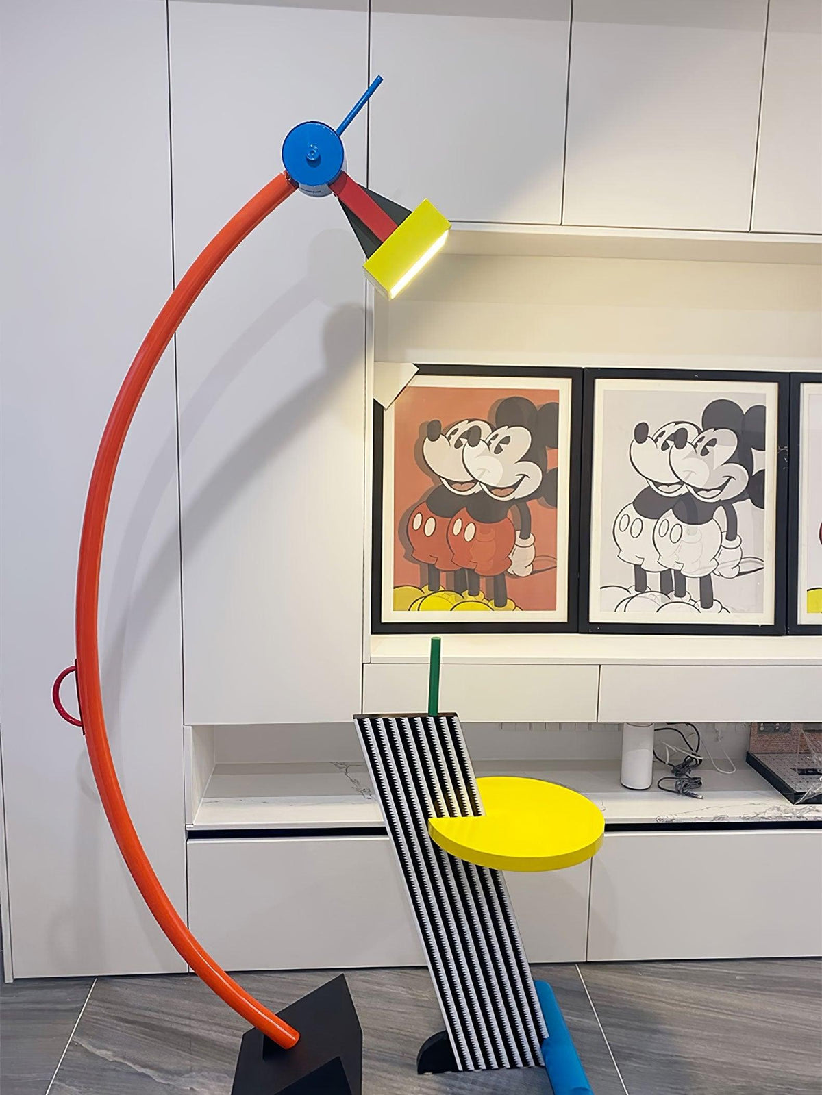 Ecori Acryl Kunst vloerlamp