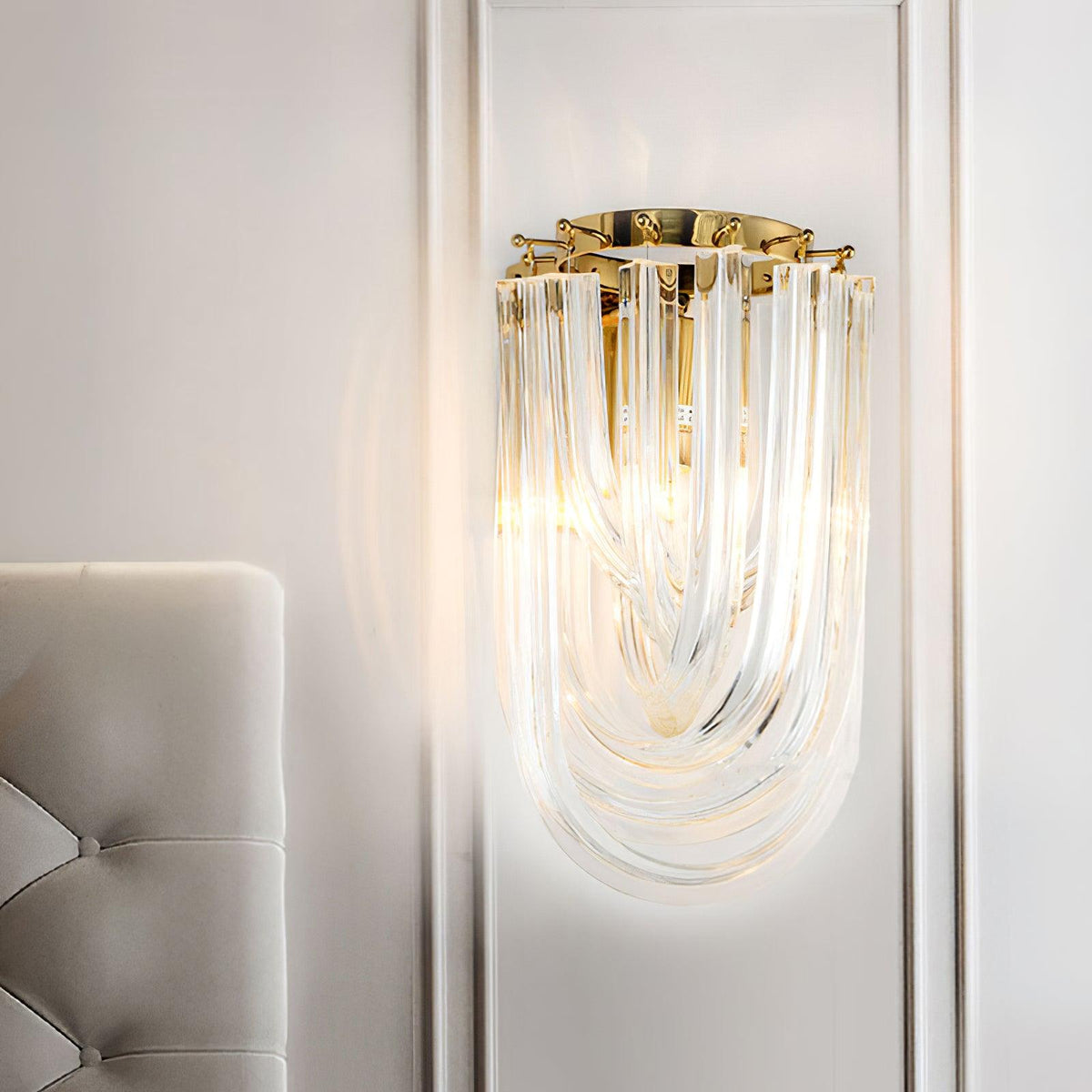 Aurelix Trevi glas wandlamp