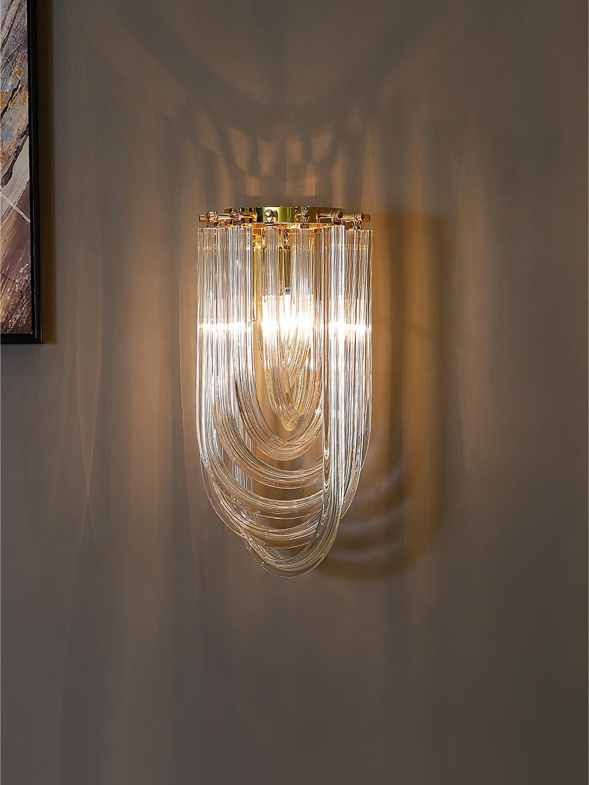 Aurelix Trevi glas wandlamp