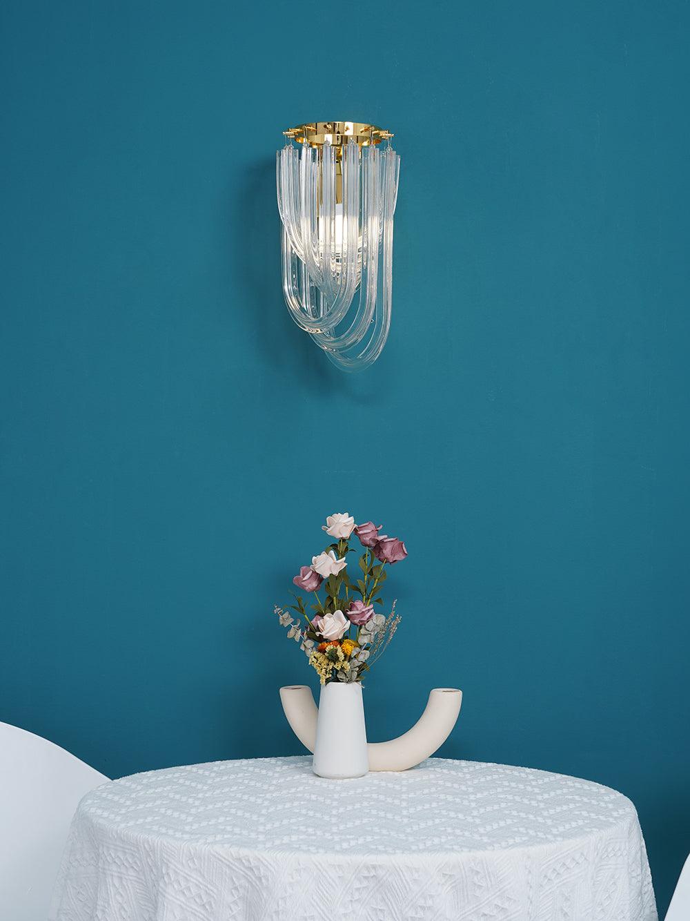 Aurelix Trevi glas wandlamp