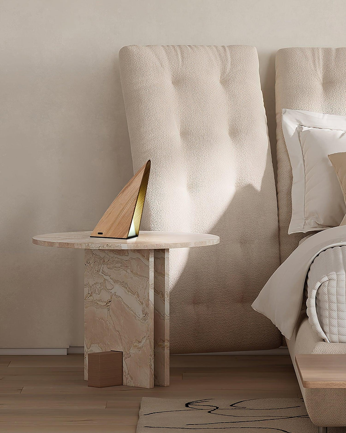Justin Minimalistische tafellamp van hout