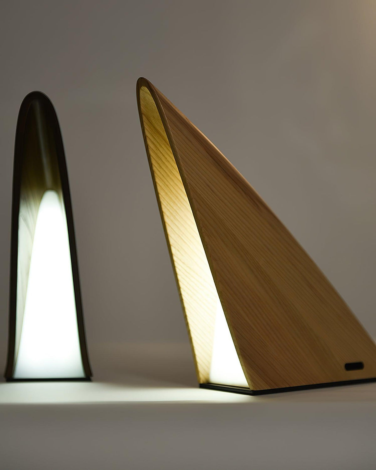 Justin Minimalistische tafellamp van hout