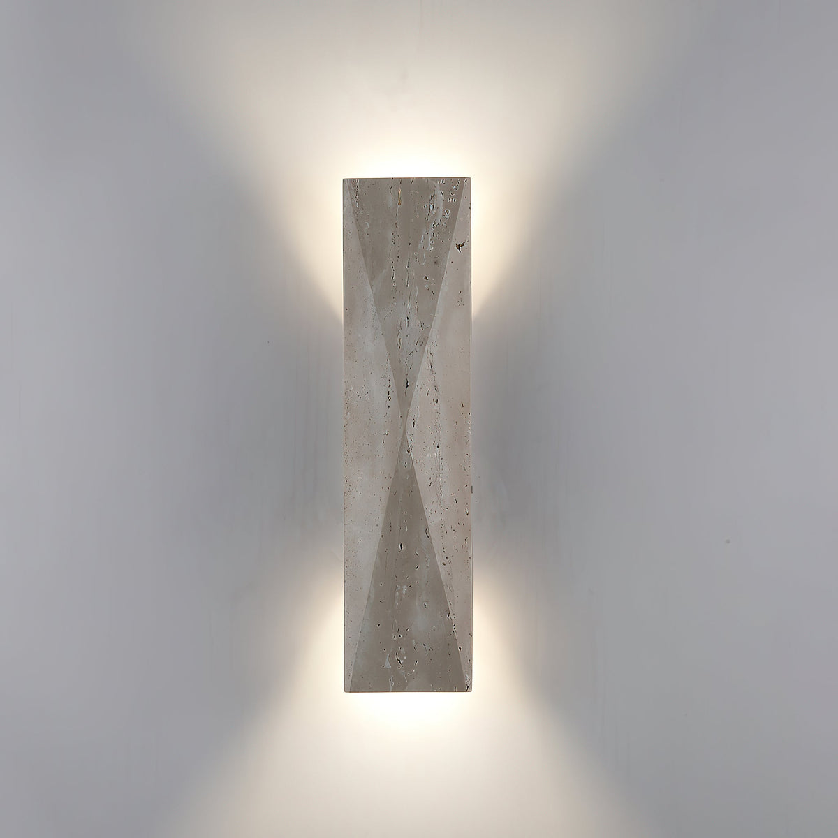 Taveenne travertin wandlamp