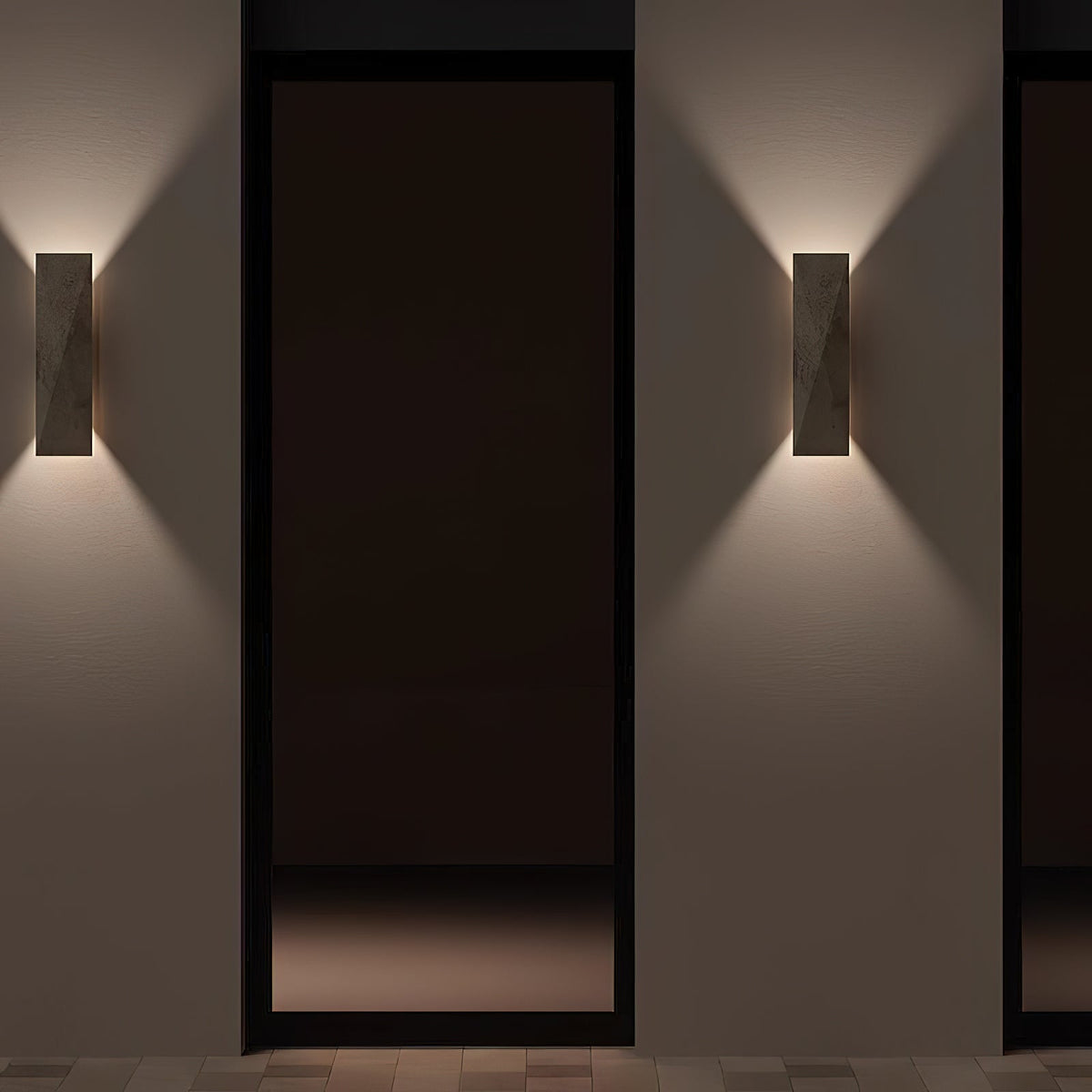 Taveenne travertin wandlamp
